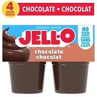 Goûters Au Pouding Réfrigéré Prêt-À-Servir À Saveur De Chocolat Sans Sucre Ajouté, Paquet De 4 424 g