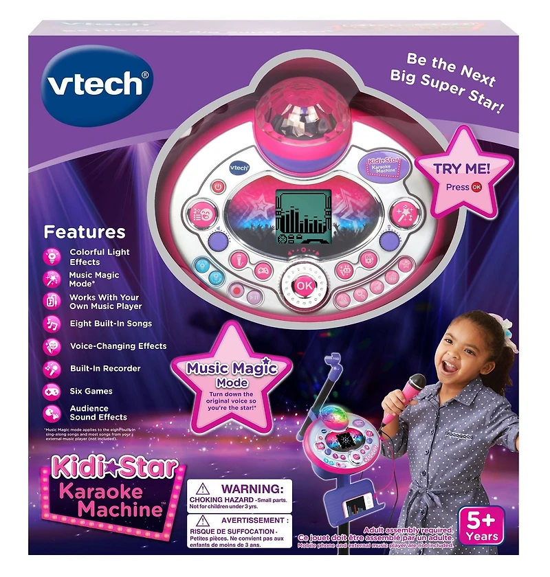 VTech Kidi Superstar Lightshow - Violet - Version anglaise