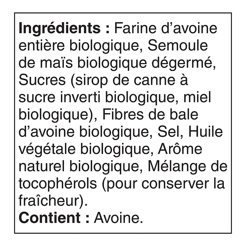 Kashi® Avoine grillée au miel biologiques 300g-  céréales Kashi® Avoine grillée au miel biologiques 300g
