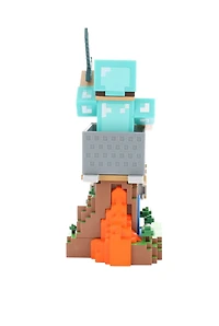 Exquisite Gaming Minecraft: Steve Cable Guy R.E.S.T Collectable Figure Device Holder, CG Steve