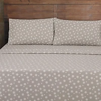 Holiday Flannel Sheet Set, Botanical
