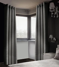 Safdie & Co. Rideau 2PK 84L Blackout Faux Lin Gris
