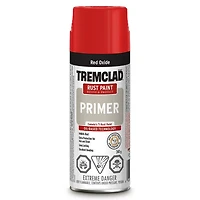 Apprêt antirouille Tremclad en rouge oxide 340g