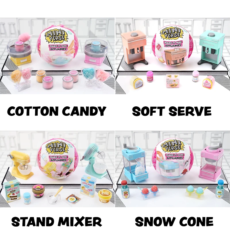 Mini articles de collection MGA's Miniverse - Make It Mini Appliances série 2, emballage mystérieux anonyme, bricolage, artisanat, NON comestible COLLECTIONNEZ-LES TOUS