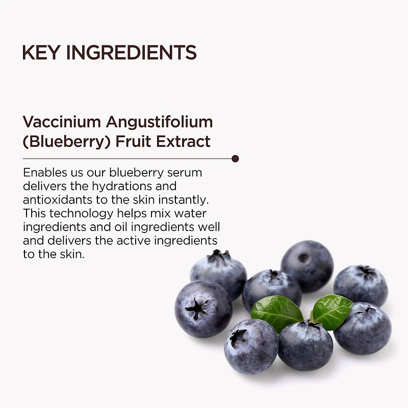 Food Story Sérum Revitalisant Myrtille