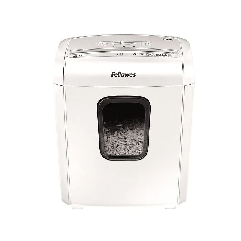 Déchiqueteuse Microshred 6 M à micro-coupe - Blanc