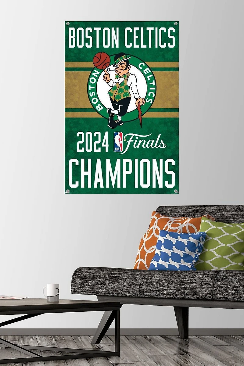 NBA Boston Celtics - Logo de l'équipe des finales NBA 2024