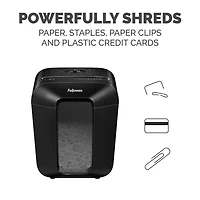 Fellowes Powershred LX9 Cross Cut Shredder, 9 sheets