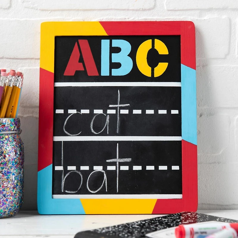 Surfaces en bois Plaid, 22 cm x 27 cm, cadre de tableau noir