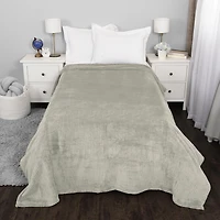 Couverture jacquard au toucher velours, vert 66po x 96po