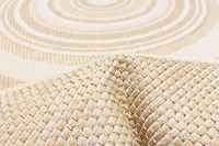 ECARPET Outdoor Area Rug for Patio, Deck, Backyard, Camping, Water Proof Carpet, Veranda Modern Collection