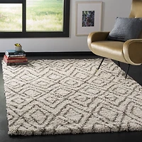 SAFAVIEH Hudson Augustine Geometric Shag Area Rug