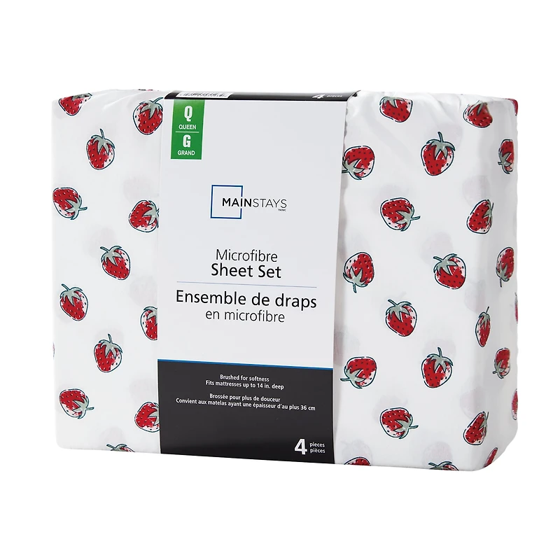 Mainstays Back to School, Easy Care, Super Soft Sheet Sets