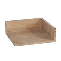 hometrends Levie Wood Corner Shelf Set, Set of 2