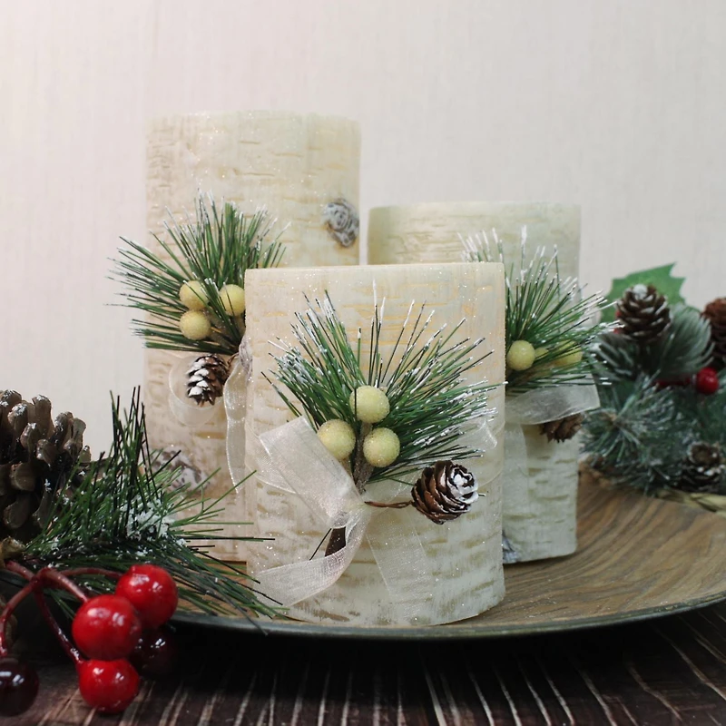 Hometrends Feuillage de Bouleau à LED Avec télécommande