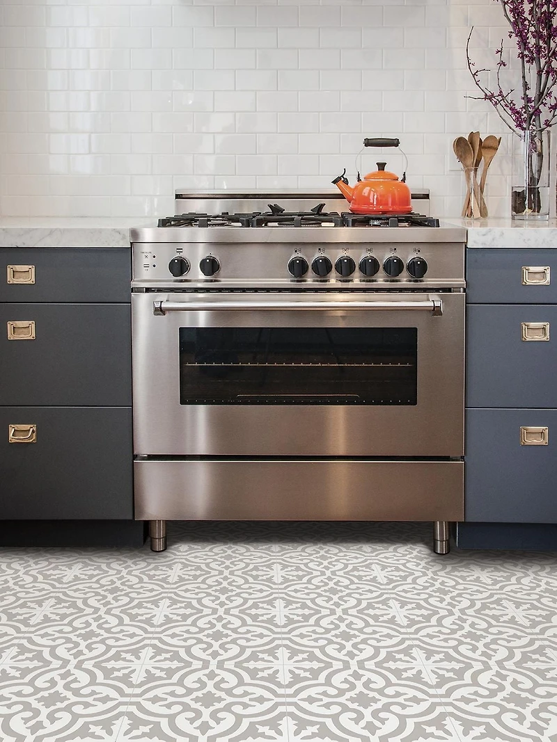 FloorPops Carreaux de sol Emilia autocollant Lot de 20