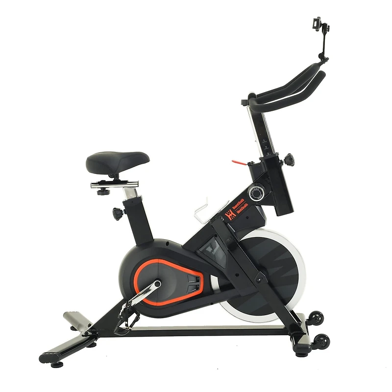Vélo de cyclisme d’intérieur Eclipse conçu pour promouvoir la santé des femmes et des hommes avec Bluetooth et application MyCloudFitness