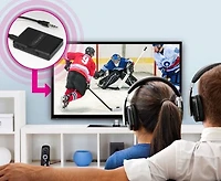 Aluratek Bluetooth Audio Receiver / Transmitter with Detached Cable | Bluetooth 5 | 50 ft. Range