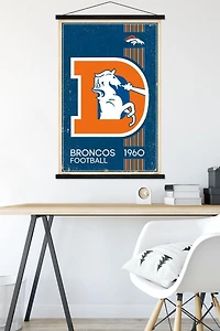 NFL Denver Broncos - Retro Logo 14 Wall Poster, 22.375" x 34"