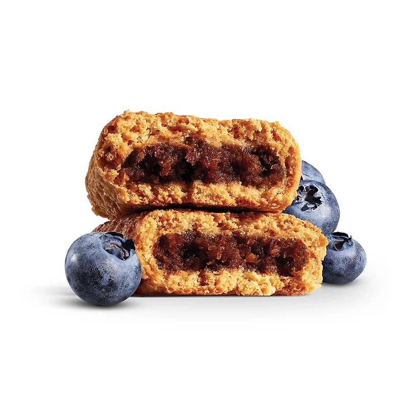 Barre aux myrtilles et aux figues Nature's Bakery, cuite au four, grains entiers, à base de plantes, sans produits laitiers, sans noix, projet sans OGM vérifié, faite avec de vrais fruits Nature's Bakery Barre de figue aux bleuets