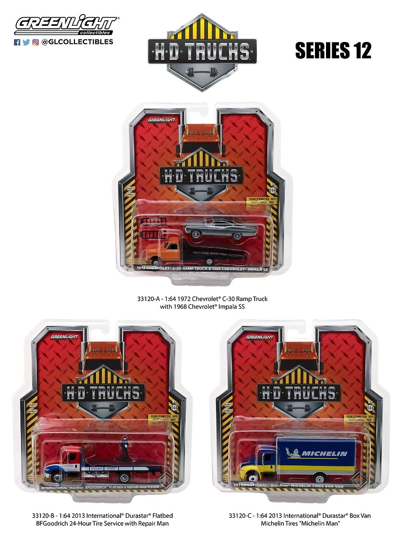 GreenLight 1:64 H.D. Les Camions 12