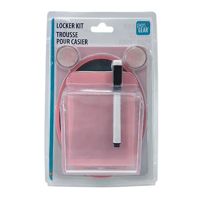 PEN+GEAR PLASTIC LOCKER SET PINK, 3.22*9.76*6.5inch