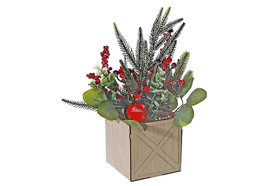 Frosted Berry Square Pot Large