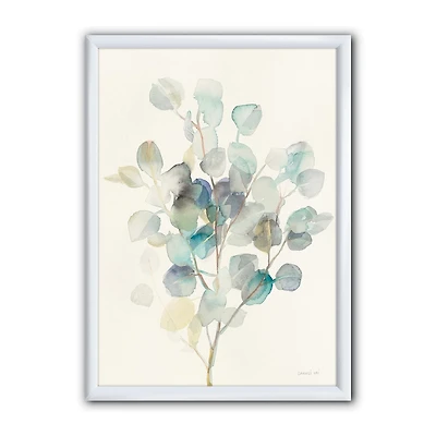 Designart Feuilles d'eucalyptus I Art mural encadré