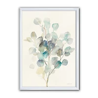 Designart Eucalyptus leaves I Framed Wall Art