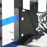 Soozier Mini Hoop, Wall Mounted Basketball Hoop for Indoor and Outdoor Use