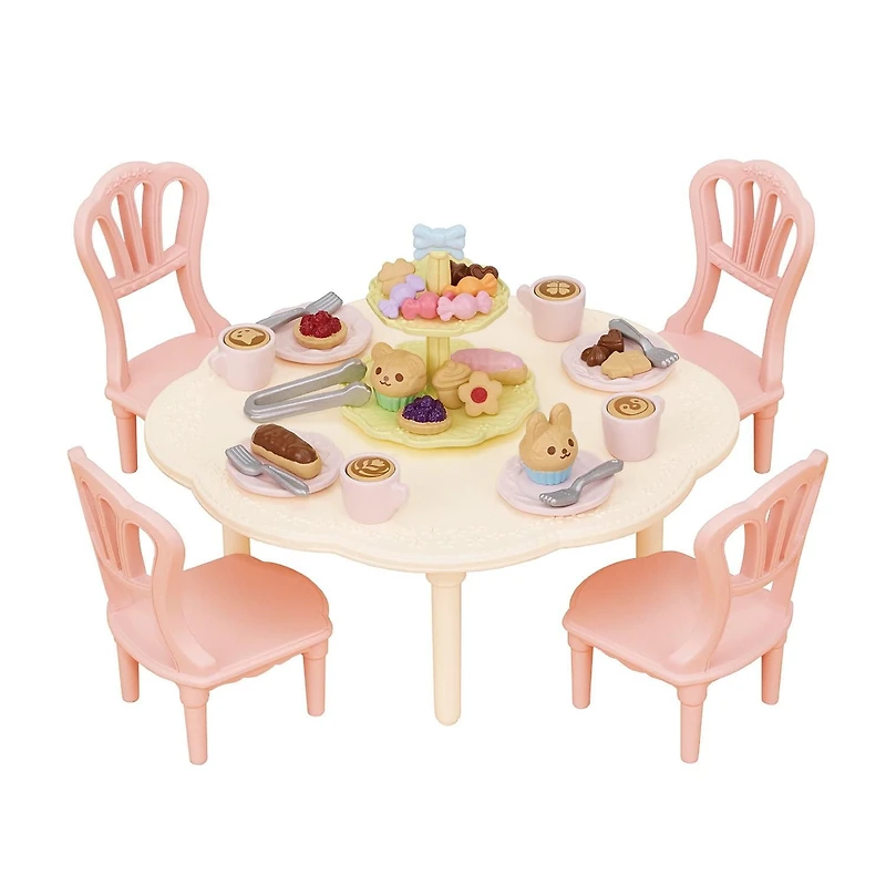 Calico Critters Sweets Party Set, meubles et accessoires pour maison de poupée