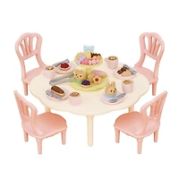 Calico Critters Sweets Party Set, meubles et accessoires pour maison de poupée