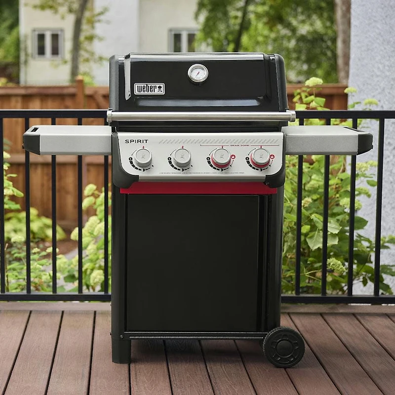 Weber Spirit E-425 Barbecue à Gaz Propane Liquide Noir 4 Brûleurs