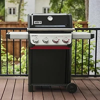 Weber Spirit E-425 Barbecue à Gaz Propane Liquide Noir 4 Brûleurs