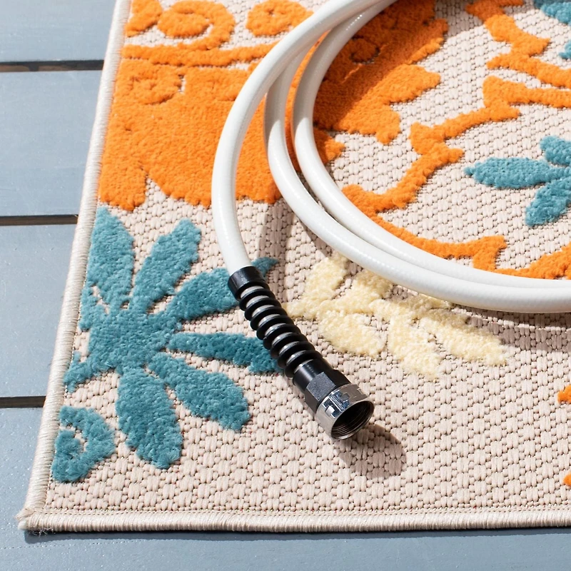 SAFAVIEH Cabana Kuzman Floral Outdoor Area Rug