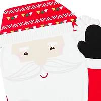 Boîte de 16 cartes de Noël Connections de Hallmark (Père Noël découpé)