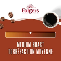 Folgers Classic Medium Roast K-Cup Coffee Pods, 12 Count, 12 pods