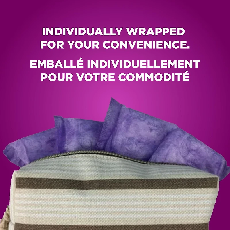 Serviettes à contrôle de la vessie absorption modérée d'Equate 66 serviettes, longueur ordinaire