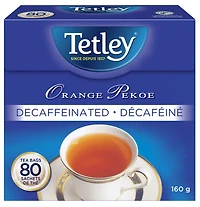 Tetley Orange Pekoe decaffeinated Tea 80ct, Tetley Decaffeinated Orange Pekoe Tea 80ct