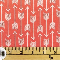 Tissu pré-coupé Fat Quarter de Fabric Creations à motif de nouveauté corail - 18" x 21" / 45cm x 53cm 18" x 21" / 45cm x 53cm