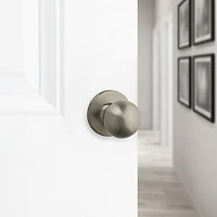 Weiser Safe Lock Regina Nickel Satiné Bouton de porte intérieure pour passage couloir/garde-robe