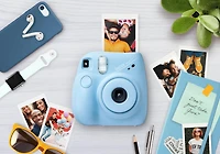 Fujifilm Instax Mini 7+ Instant Camera Super Bundle, Instant Film Camera