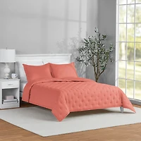 Mainstays 2-Piece Comforter Set, Terracotta Dream, Twin, Twin