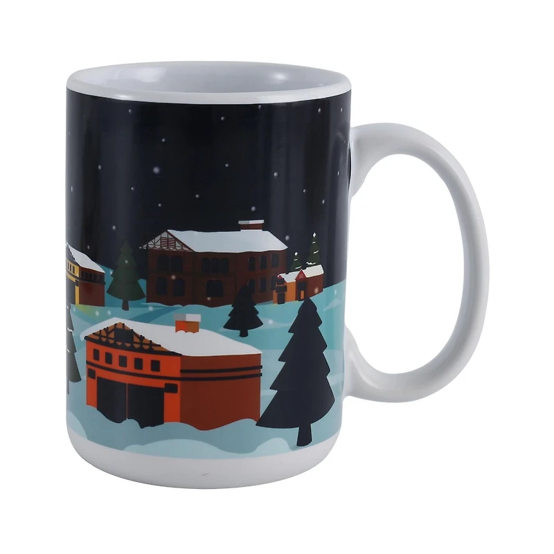 15OZ HEAT ACTIVE MUG - SANTA'S VILLAGE