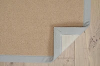 Athena Sisal & Ice Blue 4' x 6' Accent Rug