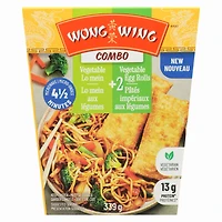 Combo Lo Mein Noodles & Veg egg rolls, WW Combo Lo Mein Noodles & Veg egg rolls
