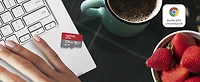 Carte SanDisk UltraMD microSDXCMC UHS-I de 128 Go* pour ChromebookMC