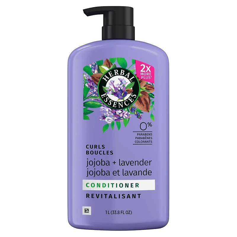 HERBAL ESSENCES – REVITALISANT POUR CHEVEUX BOUCLÉS JOJOBA ET LAVANDE – 1L