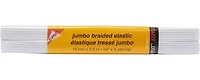 Unique Creativ White Jumbo Braided Elastic