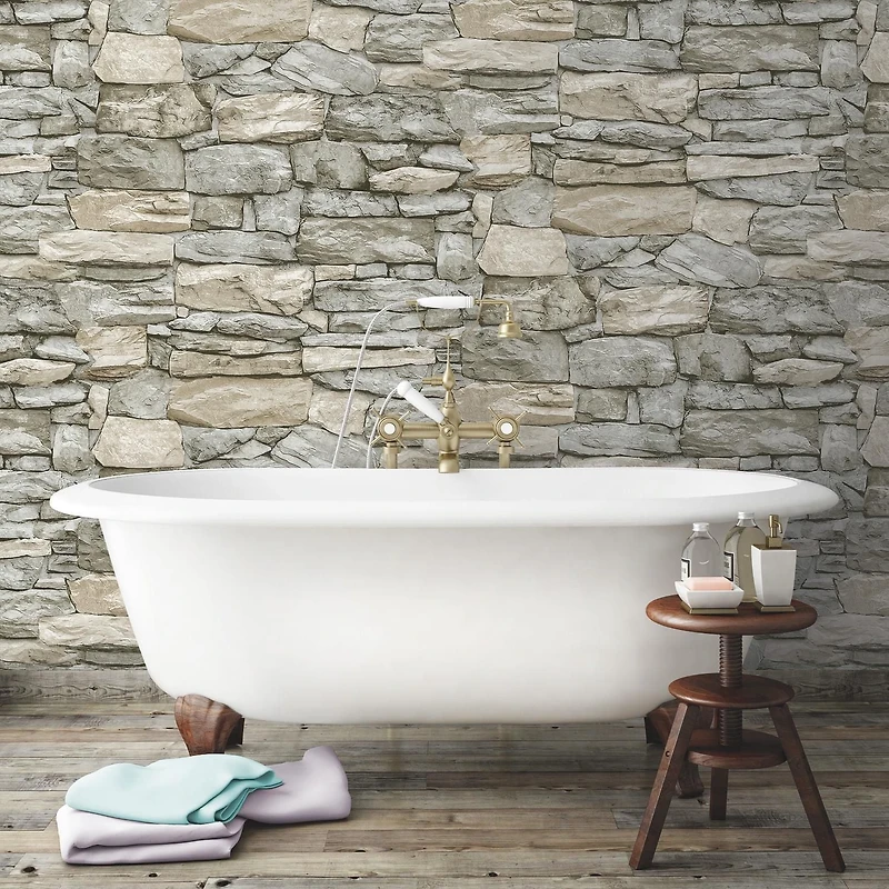 ROOMMATES PAPIER PEINT AUTO-ADHESIF MULTISTONE